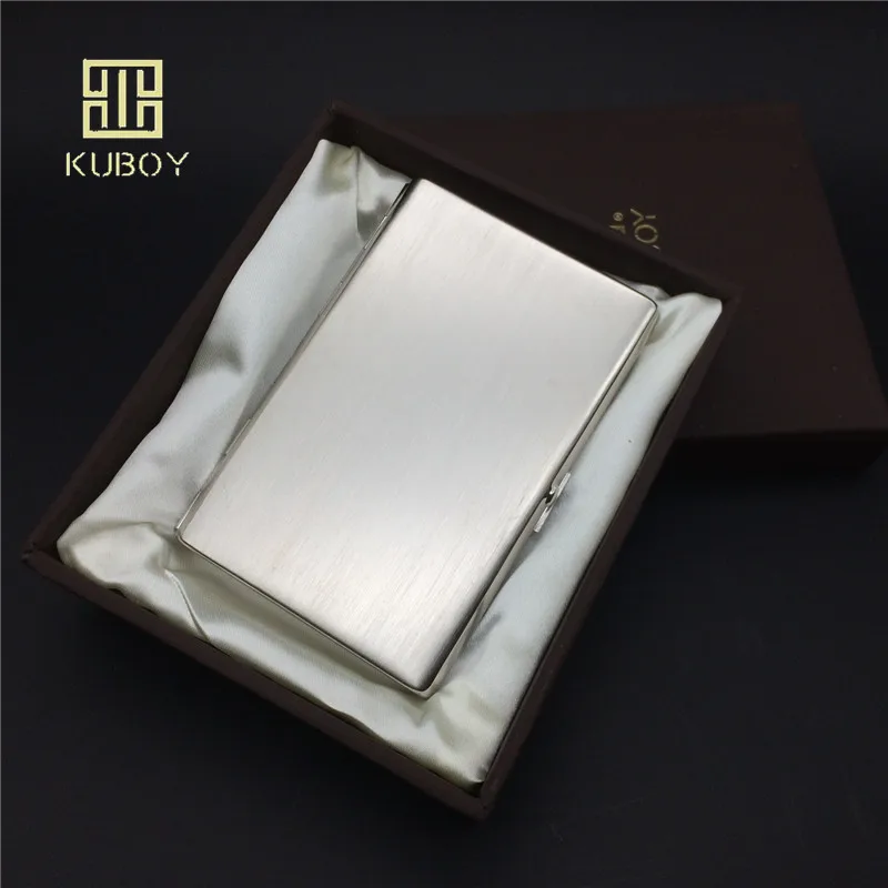 Kuboy KC5 01 портсигары из нержавеющей стали для 12 шт. 100 мм длинные тонкие сигареты