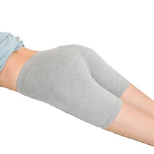 Однотонные короткие леггинсы S-7XL хлопковые Джеггинсы Женские Новые короткие женские страховые штаны 6XL 5XL 4XL 3XL 2XL XL L