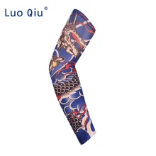 2 шт. крышка Защита от Солнца защиты череп Armwarmer велосипед налокотники для велосипедистов теплые Велоспорт Спорт татуировки УФ Блок Прохладный рука рукава