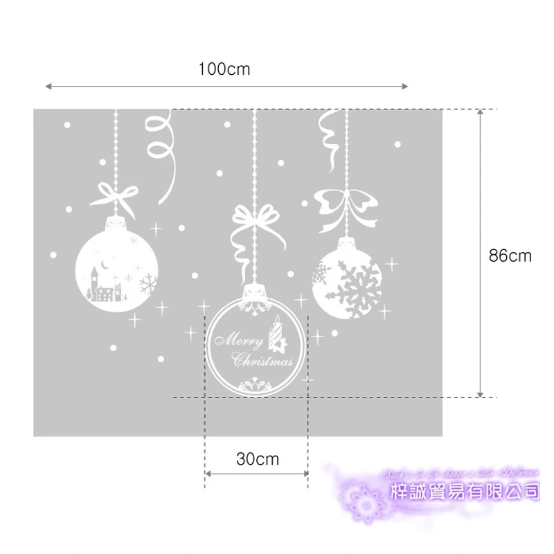 DCTAL большой Рождественский Стикеры X mas наклейка Плакаты виниловые наклейки на
