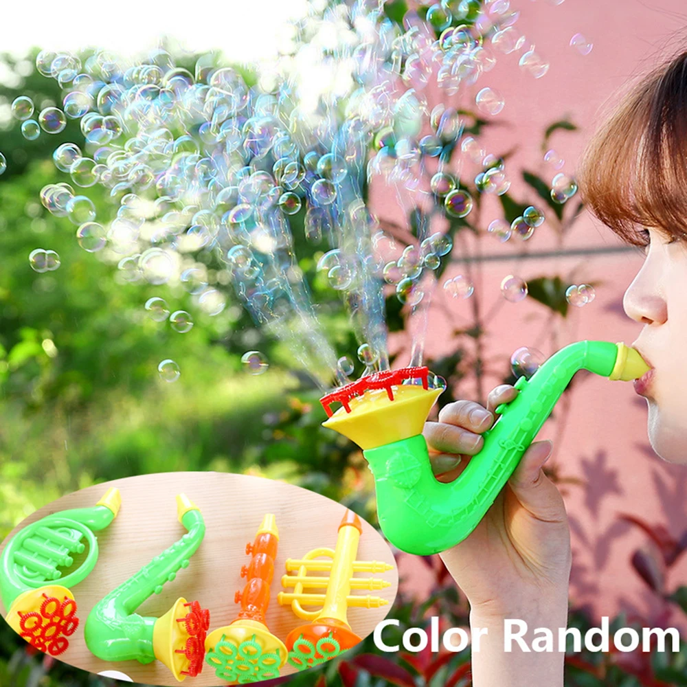 Water Blowing Toys Bubble Soap Bubble Blower Outdoor Kids Child Toys