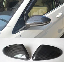 2pcs FULL REAL CARBON FIBRE REPLACE SIDE WING rear view mirror covers for VOLKSWAGEN VW GOLF 7 MK7 all models 2012-2015