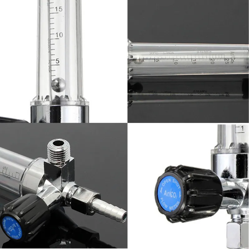 Новое поступление CO2 углекислый редуктор давления редукционный клапан расходомер 1-25л/мин высокое качество