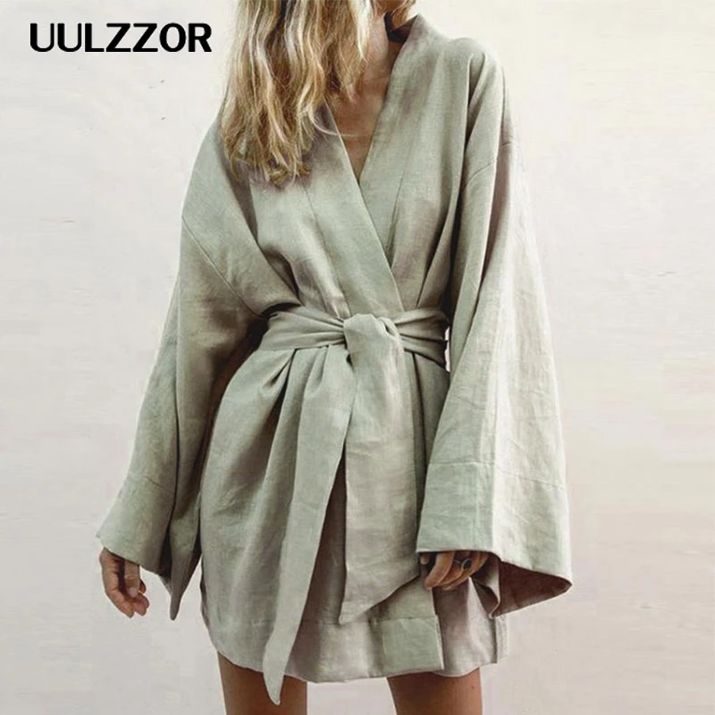 wrap robe dress