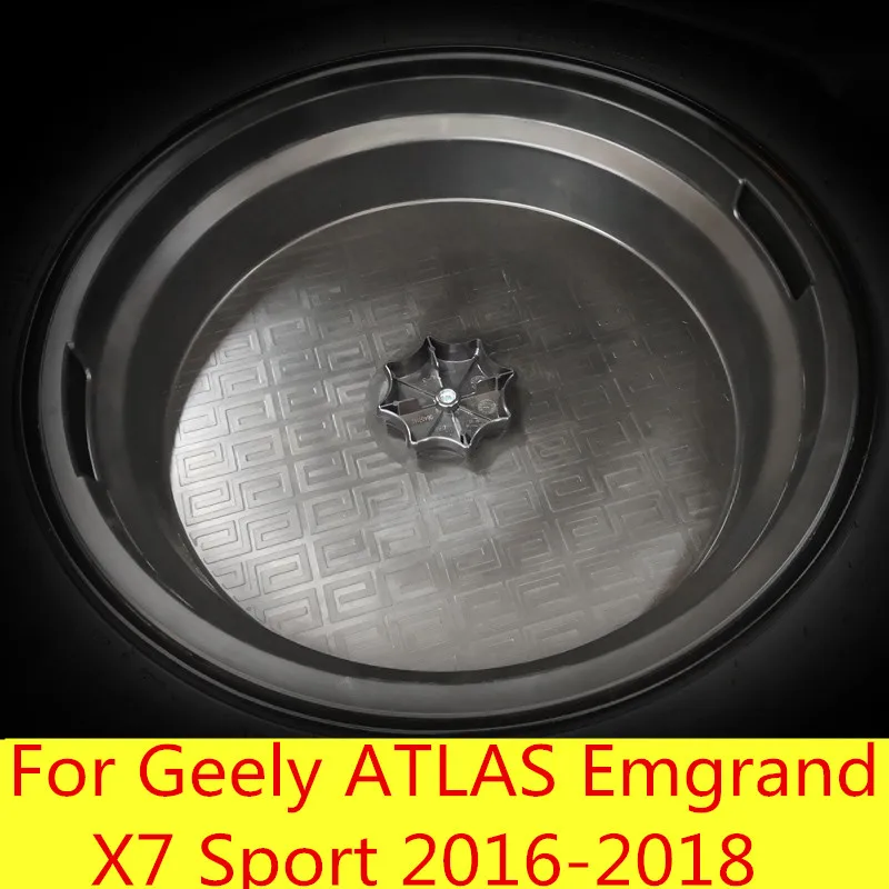 

Trunk storage box trunk storage box backup tire box storage box car Accessories For Geely ATLAS Emgrand X7 Sport 2016-2018