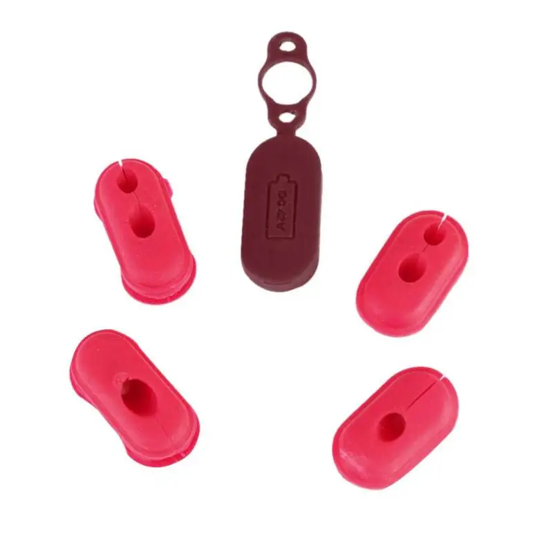 

4pcs Case Silicone Cap M365 Electric Scooter Charge Port Cover Dust Plug for Xiaomi M365 Scooter Parts