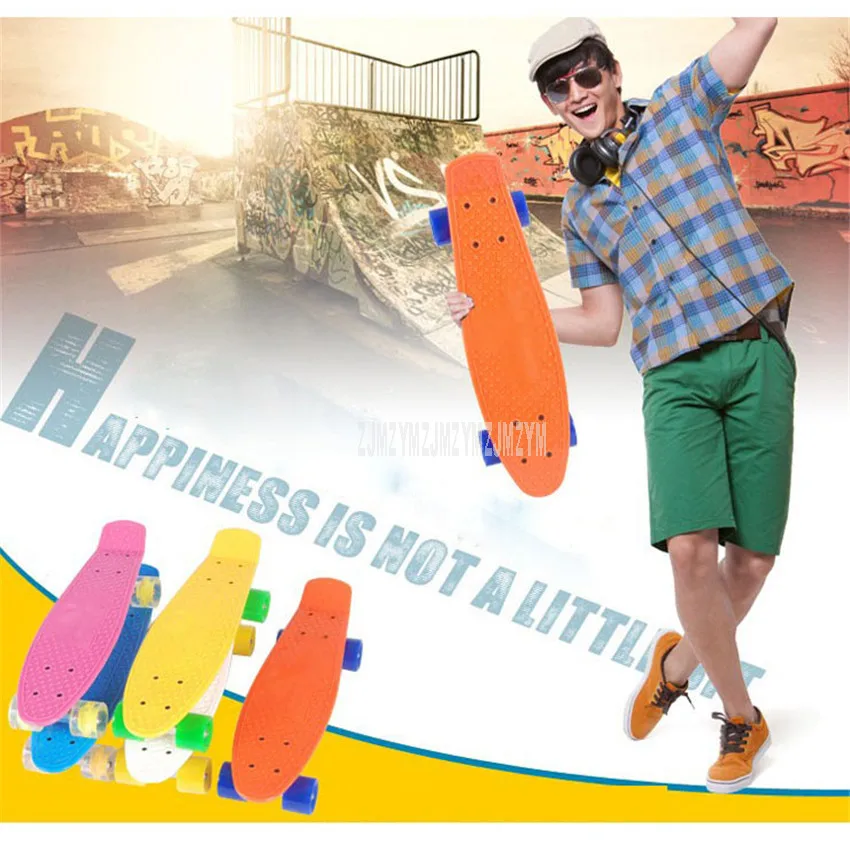 

Four-wheel Mini Skate board Retro Classic Cruiser Style Skateboard Outdoor Adult or Children Skateboard Kick Scooter Skateboard
