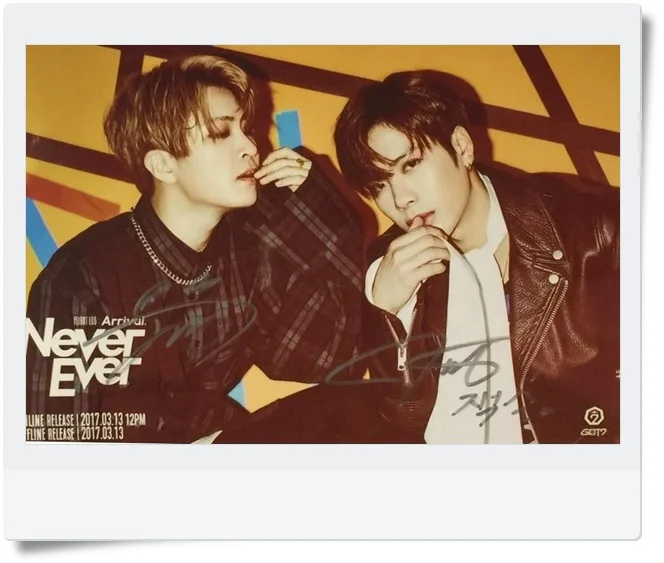 

GOT7 GOT 7 Youngjae Jackson autographed signed photo FLIGHT LOG:ARRIVAL 6 inches new korean freeshipping 03.2017