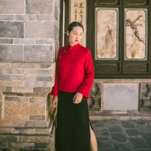 Зимние юбки новые женские длинные юбки шерстяные Ретро повседневные универсальные юбки D590