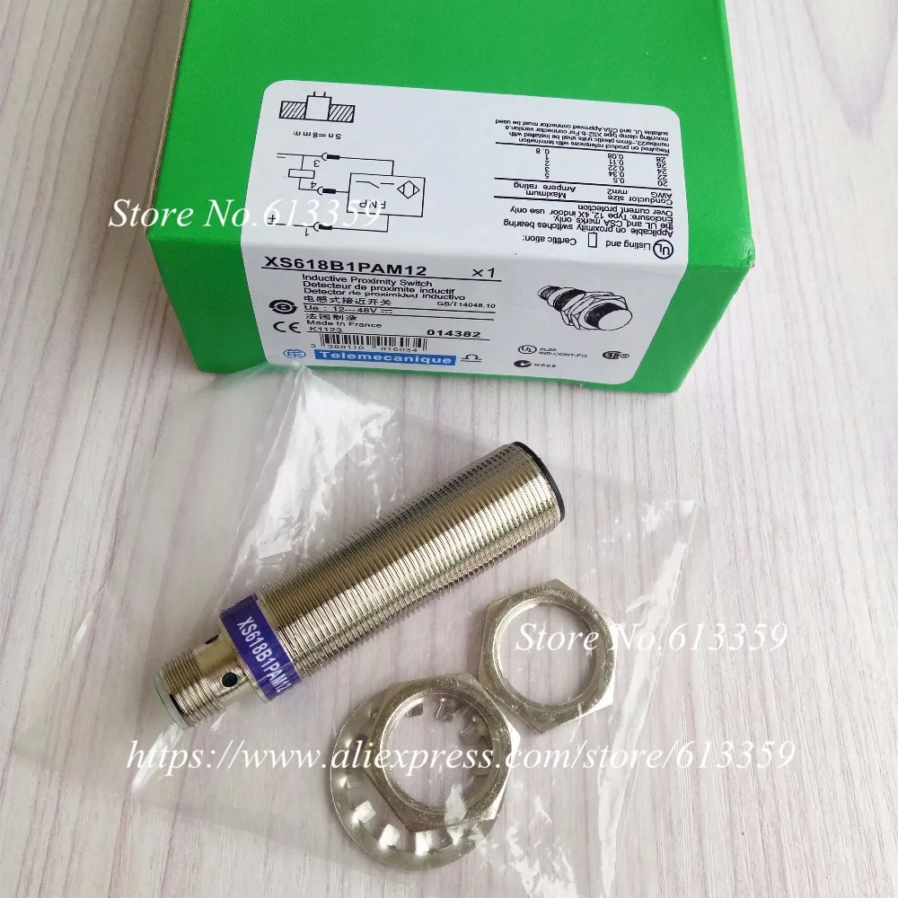

2PCS XS618B1PAM12 New Schneider Inductive Proximity Switch Sensor