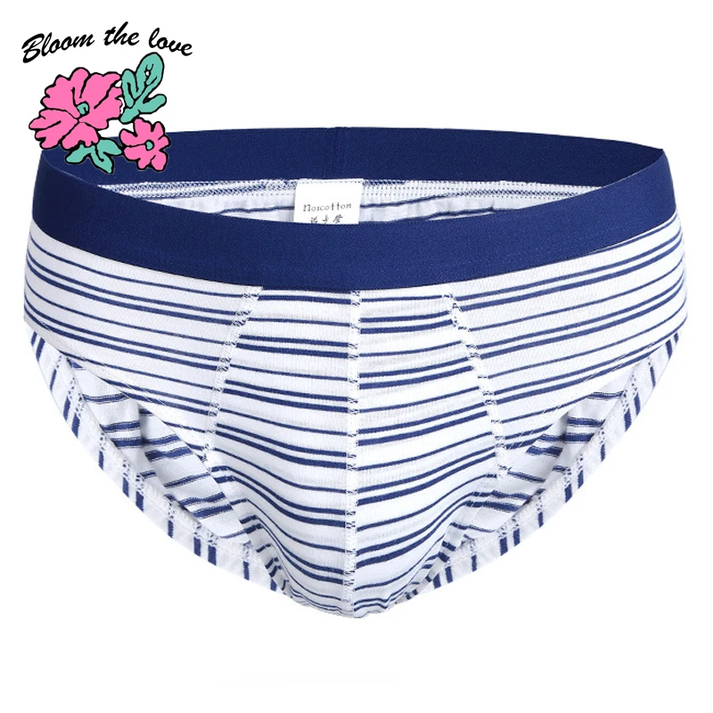 

[Bloom the love] New Mens Underwear Brief Men Cotton Briefs Cuecas Masculina Underpant Boxershorts Man Panties Size M-3XL 0111