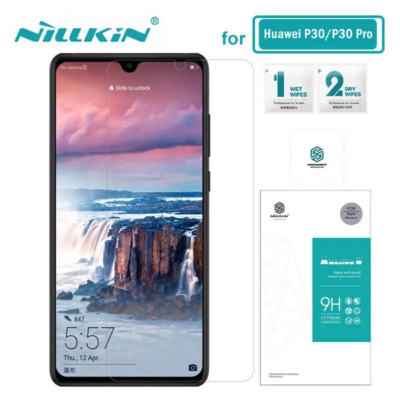 

Tempered Glass for Huawei P30 Nillkin 0.33MM Amazing H Screen Protector Huawei P30 Glass