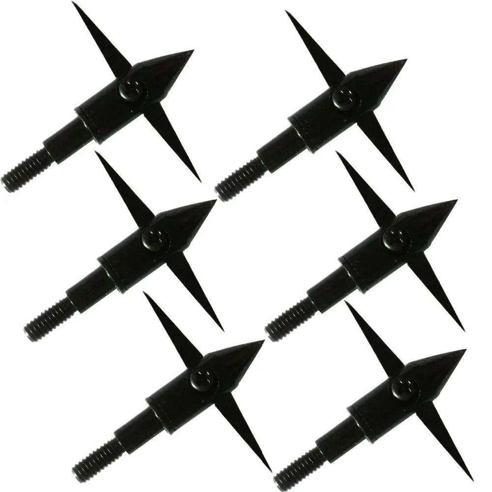 Free shipping 6Pcs/lot hunting fish arrow point with 2 blades arrow