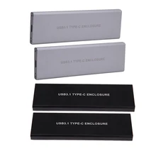 USB 3.1 Type C to NGFF M.2 B Key SSD Converter Card External Enclosure Case Box Caddy 5Gbps for SATA Based NGFF SSD