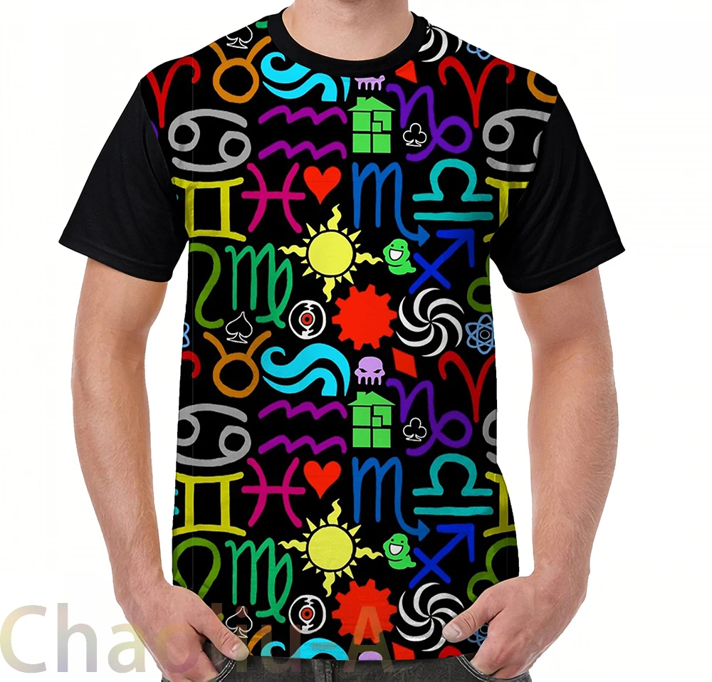 

Homestuck Pattern T-Shirt men funny printed t shirt women tops tees Short Sleeve Casual tshirts