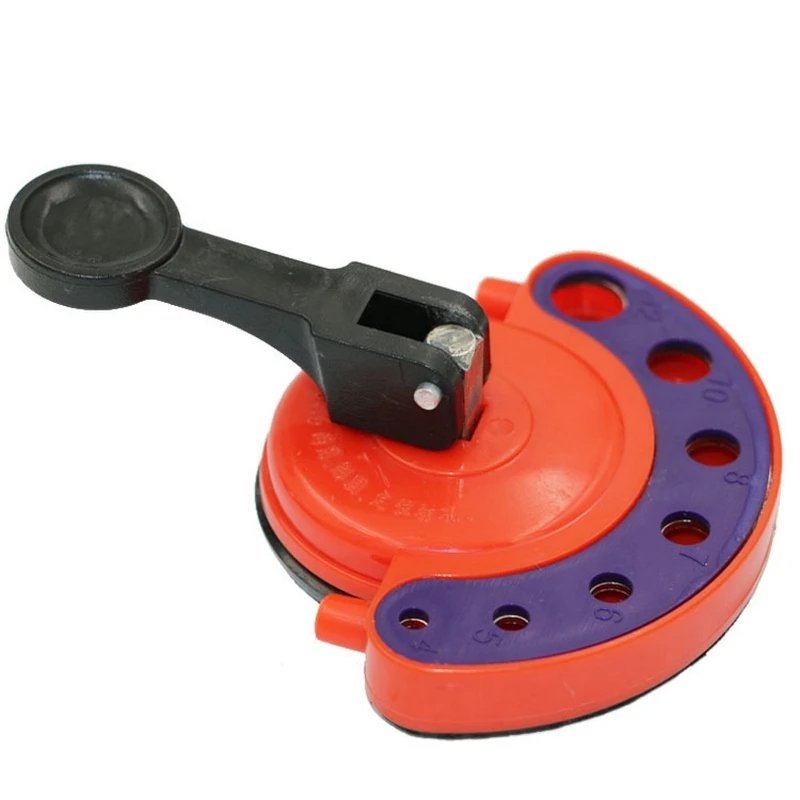 4-12mm Drill Diamond Locator Bit Tile Glass Positioner Hole Saw Core Bit Guide Vacuum Base Sucker Tile Glass Openings Locator
