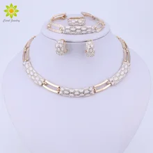 Модный золотой комплект ювелирных изделий в африканском стиле, Классические свадебные комплекты ювелирных изделий, вечерние аксессуары