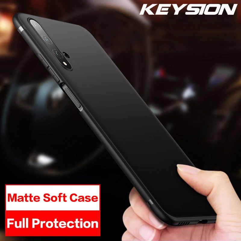 KEYSION Matte Phone Case For Huawei Honor 20 Pro 10 10i Ultra Thin Soft TPU Silicone back Cover for Honor20 20Pro 20i |