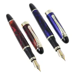 Jinhao X450 класса люкс Для Мужчин's перьевая ручка Бизнес студент 0,5 мм дополнительный тонкий наконечник каллиграфии стенной шкаф для офиса