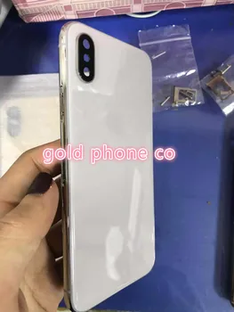 

High Quality For phone 8 8G or 8 Plus X Back Middle Frame Chassis Full Housing Assembly Battery Cover + Tool free shipping