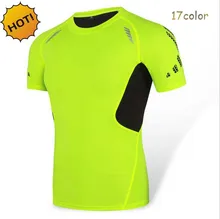 NEW 2016 Summer Elastic Tight Bodybuilding font b Fitness b font Base Layer Thermal Muscle Compression