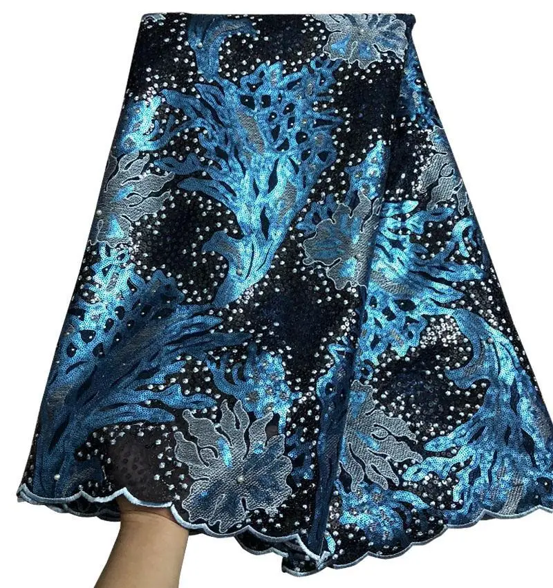 

Africa Organza Lace fabric,Newest High Quality Best Design Noir vert bleu Sequins Nigerian Swiss lace,African Tulle lace fabrics