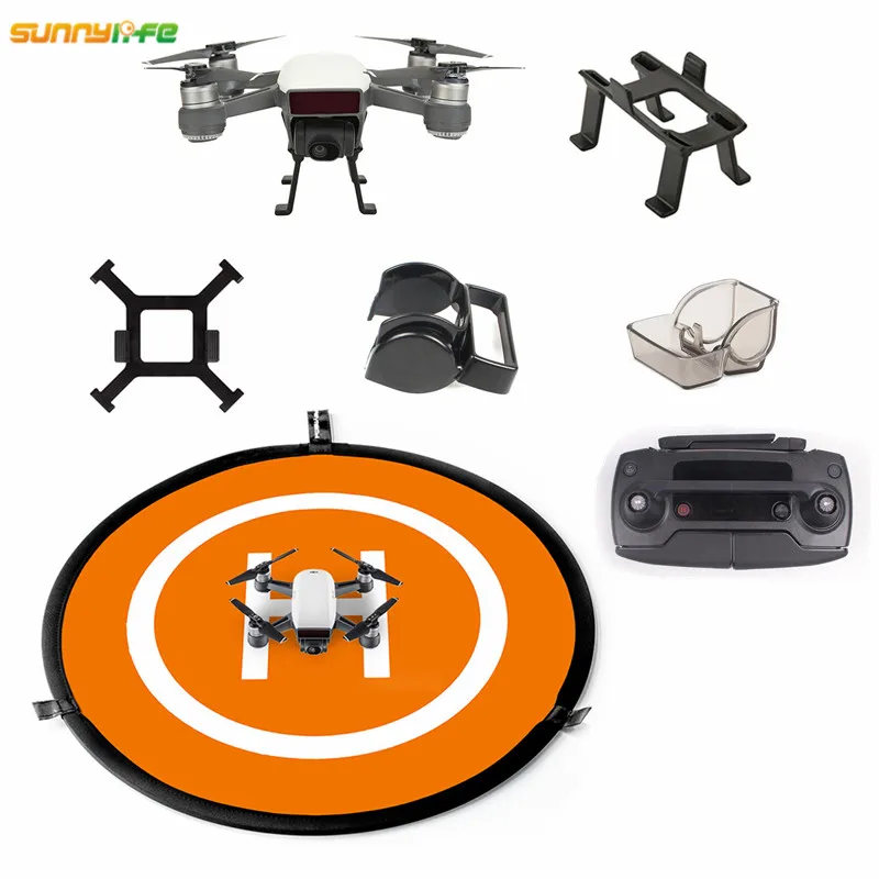 $26.23 for DJI Spark Accessories Landing PadSunhoodLens CapRemote Controller JoystickLanding Gear8330