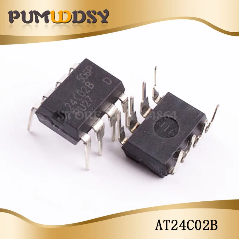 10PCS free shipping AT24C02 24C02N 24C02BN 24C02 DIP 8 The new quality ...