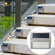 Датчик солнечной энергии настенные лампы 3 светодиодный светильник для лестницы садовая ступенчатая лестничная площадка светильник s лампа водонепроницаемый Открытый аварийный светильник ing