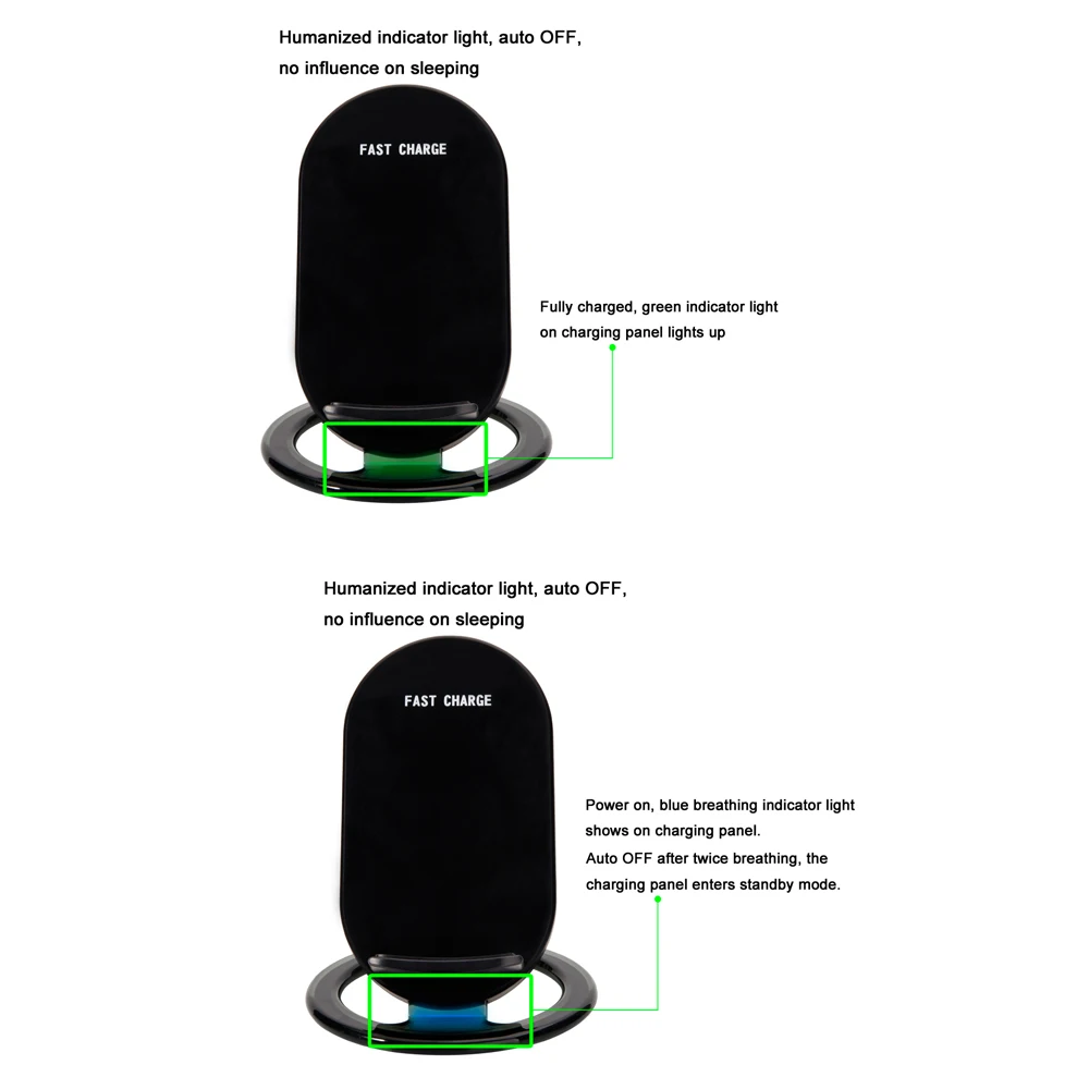 3Detachable Wireless Charger Riggler Phone Stand Base 