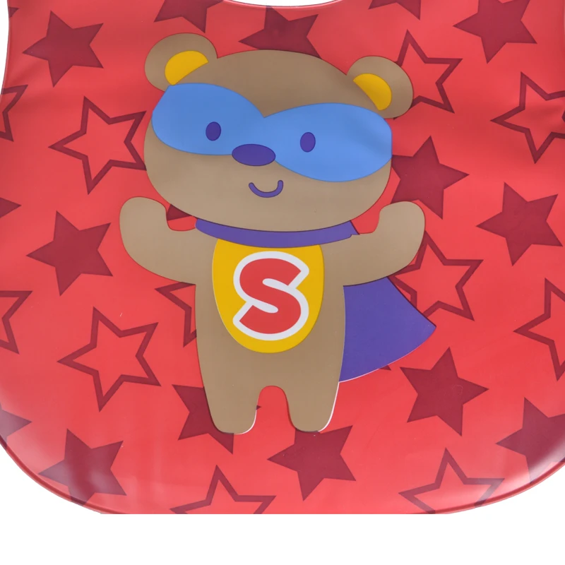 Mother Nest Baby & Kids Cute Cartoon Waterproof Bandana Silicone Children Baby Bibs Boys Girls Infants Burp Clothes Feeding Care (10)