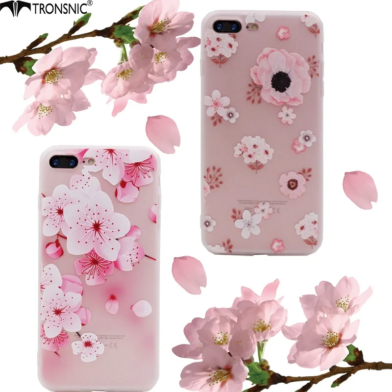 Fashion Pink Sakura Flowers Tronsnic Phone Case Beautiful Cherry