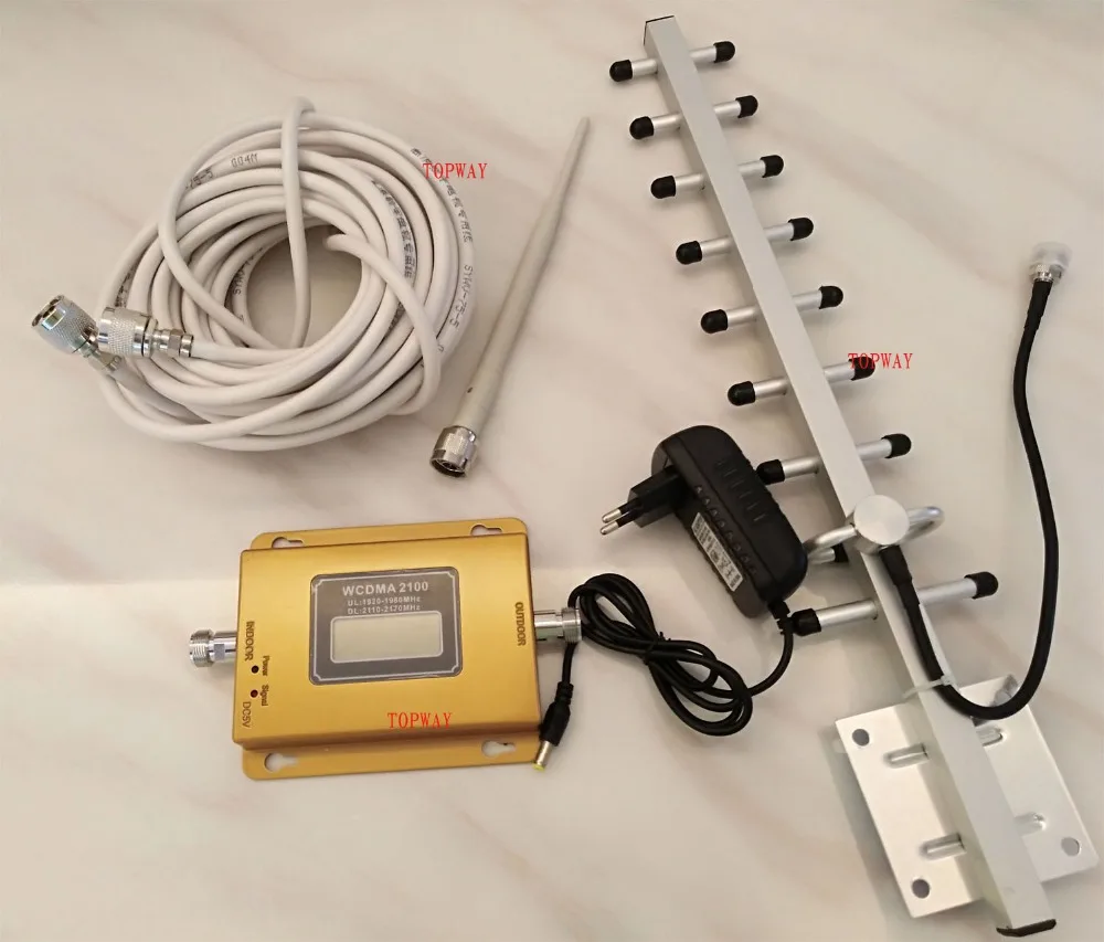 VOTK new Mobile 3G Signal Booster 3g Signal Repeater Amplifier LCD