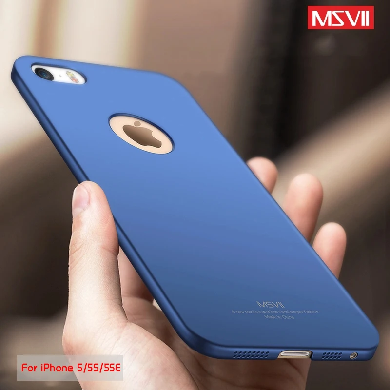 

Msvii Case For iPhone 5 5S SE Case Cover Luxury Silm Hard PC Back Cover For Apple iPhone5S SE 5 Cases Full Protector Phone Coque