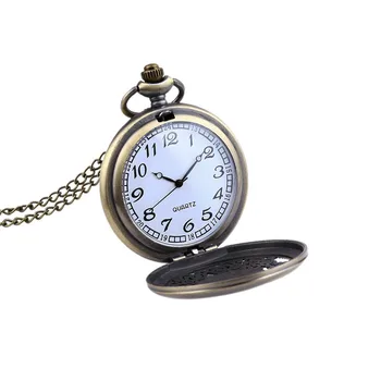 

Small Pocket Watch Personality Classic Retro Quartz Watch Punk Guitar Pocket Watch Necklace Alloy Father Grandfather Gifts