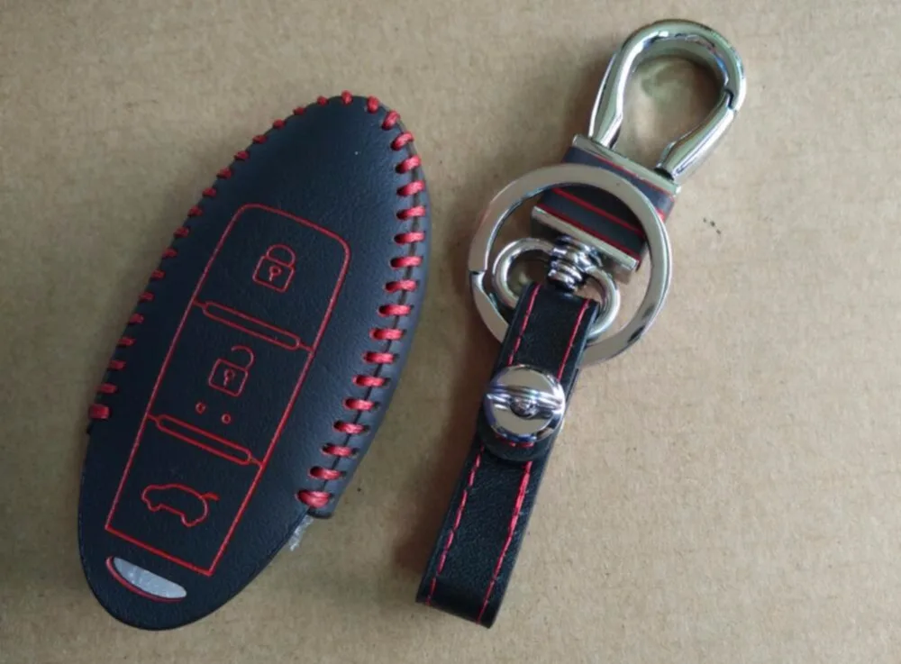

Genual leather key cover ,auto key holder,key wallet for nissan qashqai,x-trail,teana,sylphy,auto accessories,car styling