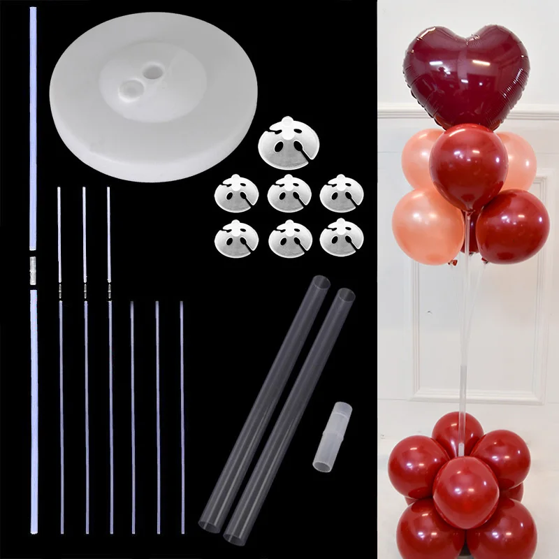 

MEIDDING Balloon Column Stand Various Kids Birthday Party Decor Wedding Unicorn Party Balloons Stick Holder Arch Clips Supply