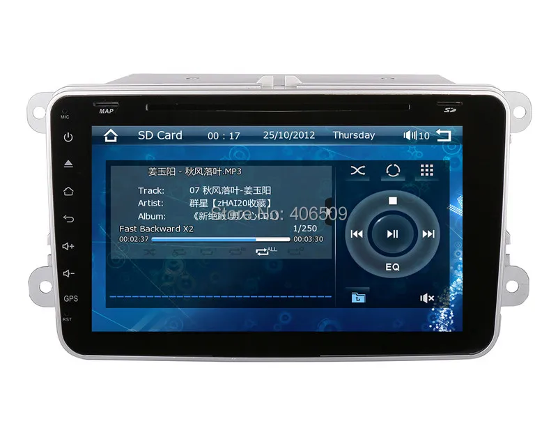 Sale 8" Head Unit Car DVD Player for Volkswagen Passat Golf Polo Jetta EOS Caddy w/ GPS Navigation Radio BT TV USB SD AUX MP3 Video 4