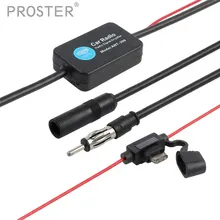 12V FM Antenna Signal Amp Amplifier Booster FM for Boat RV Signal Amplifier Enhancer Device Strengthen