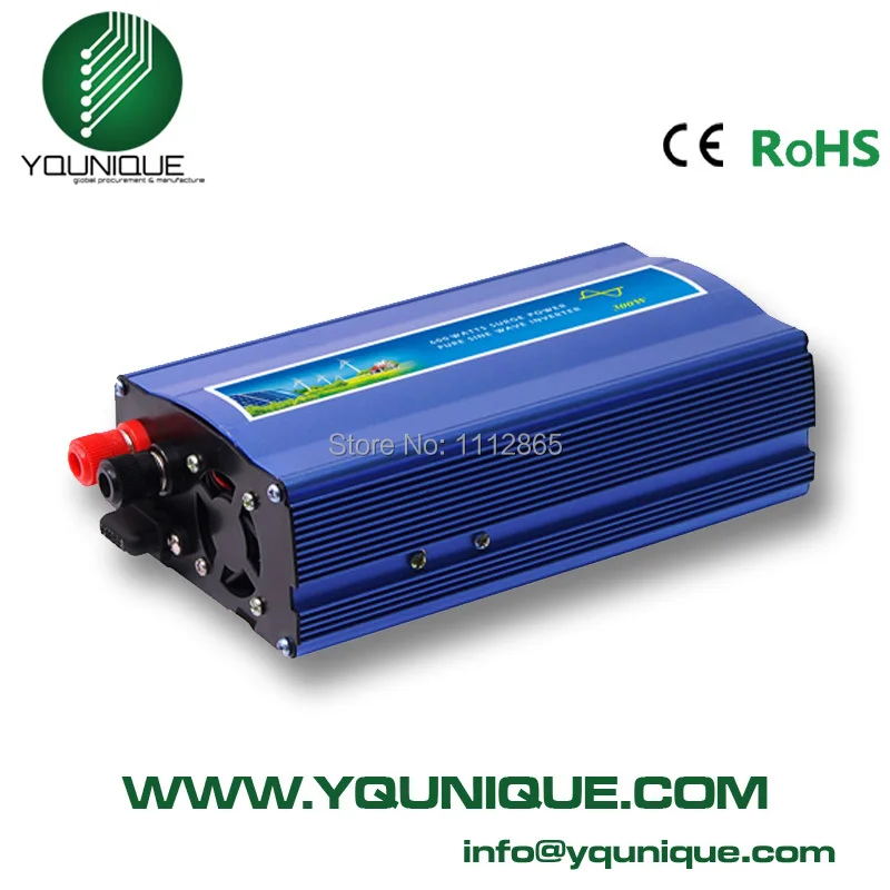 

300W Pure Sine Wave Inverter 600W Peak, 12/24vdc to 120/230VAC Power Inverter