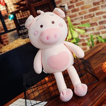 

Top Grand Cute Pig Sleeping Pillow Plush Toy Doll Children Birthday Valentine's Day Gift
