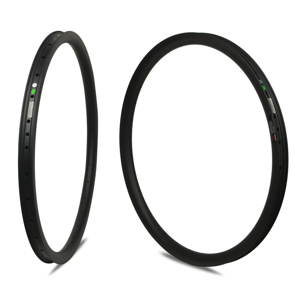 Best 29er MTB Carbon Rim Asymmetric Type Tubeless Ready 33mm * 29mm For XC AM Mountain Bike Wheel Super Light Weight 350g/piece 1