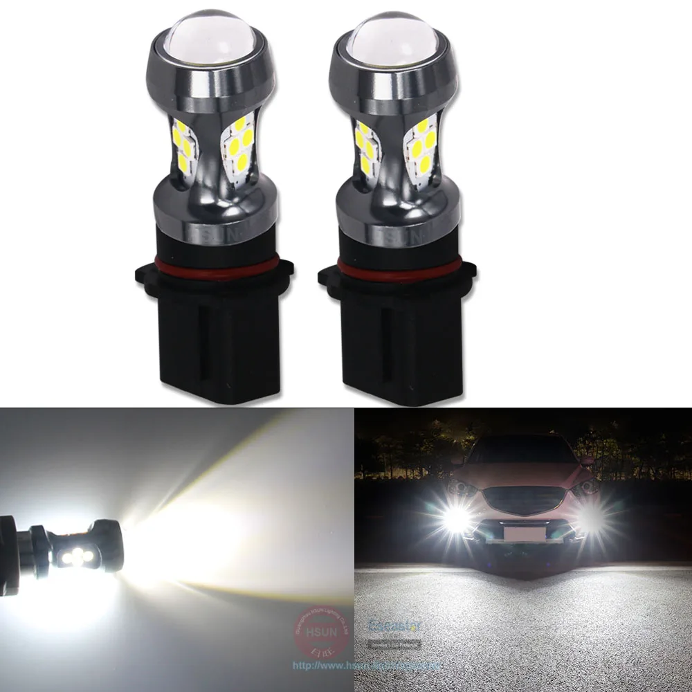 Eseastar 2 шт. uper яркий HID P13W PSX26W Высокая мощность 3030 светодиодный для Toyota 86 FT86 GT86