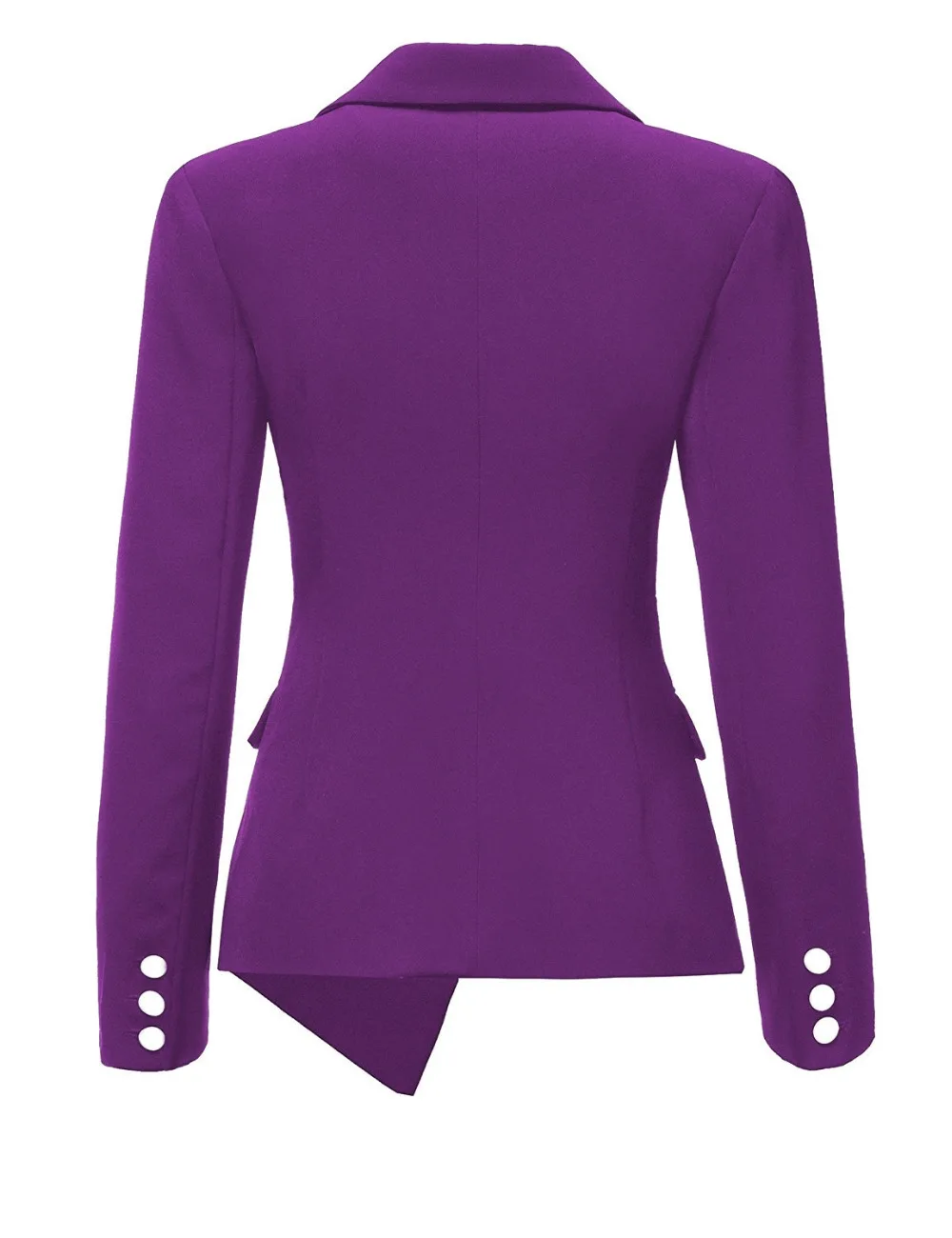 Фиолетовый, 9 цветов, однобортный, с длинным рукавом, ассиметричный, для офиса, для женщин, для работы, Блейзер, большие размеры, для женщин, блейзеры, костюм, костюмы