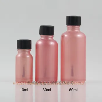 

10ml 30ml 50ml pink(painted) Glass bottle with Brush Cap,Nail Polish/Small Brush Nail Art/Nail Oil Package