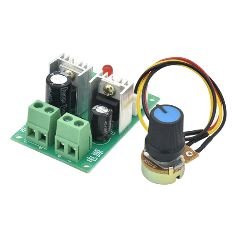 Контроллер скорости ШИМ 12V 24V 36V DC motor 0 ~ 100% Регулируемый Модуль привода 3A