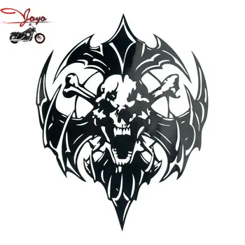 

2015 New skull adhesive sticker gas tank decal fender stickers for car motorcycle harley 150mm*120mm universal