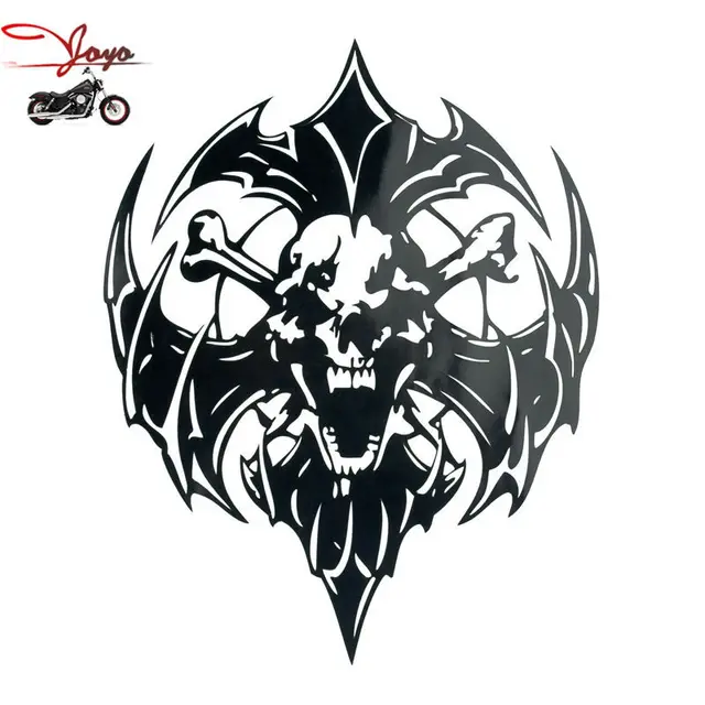 2015 New skull adhesive sticker gas tank decal fender stickers for car