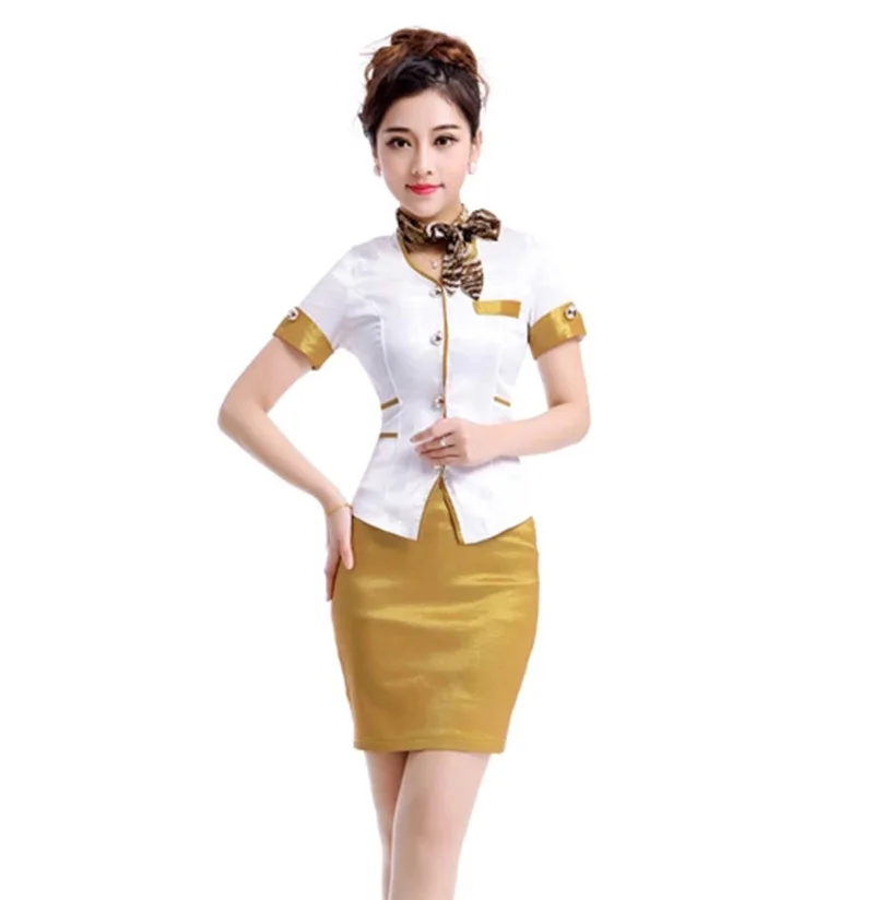Buy Free Shipping Summer Formal Work Wear Golden Women