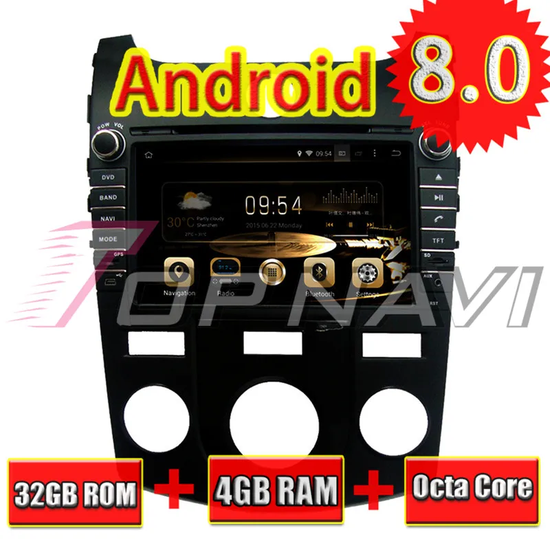 TOPNAVI Octa Core Android 8 0 автомобильный Navi для KIA FORTE ручной кондиционер/CERATO кондиционер